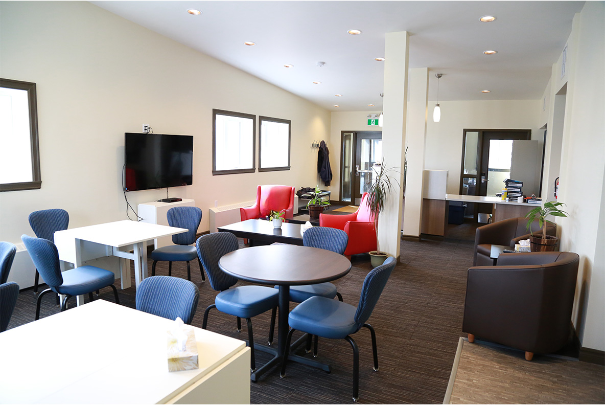 Hotel shared communal space