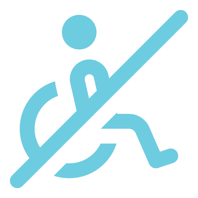 Not wheelchair accessible